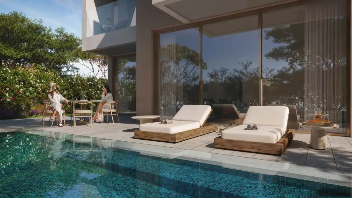 Elegant glass towers with panoramic sea views at BAYN by ORA